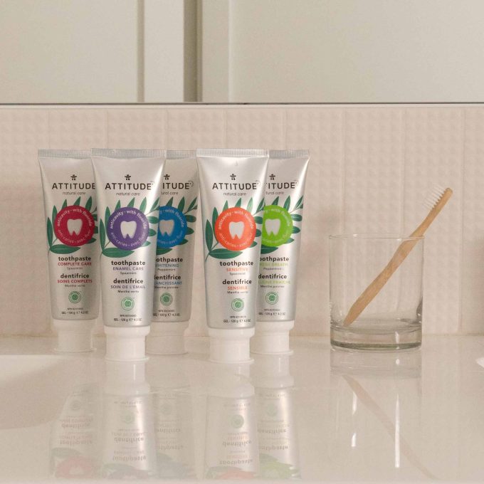 Toothpaste with fluoride – enamel care